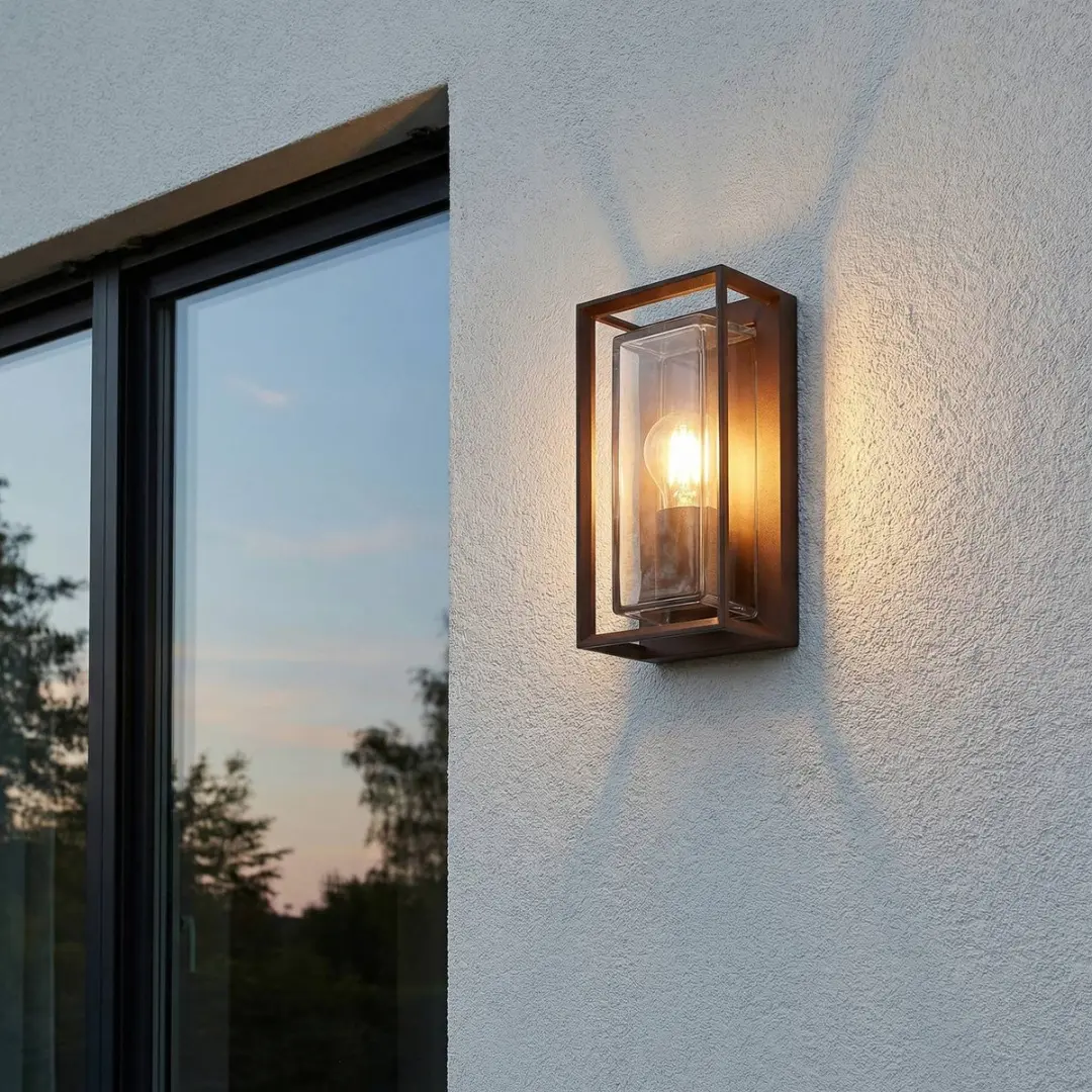 ARCCHIO Wandlamp Buiten 1 Licht E27 Roestkleurig