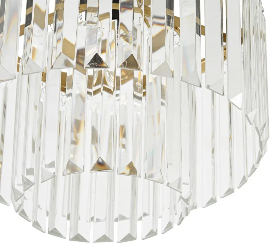 Lindby Plafondlamp IJzer Glas 1 Licht E27 - Ø31cm - afbeelding 5 van 6