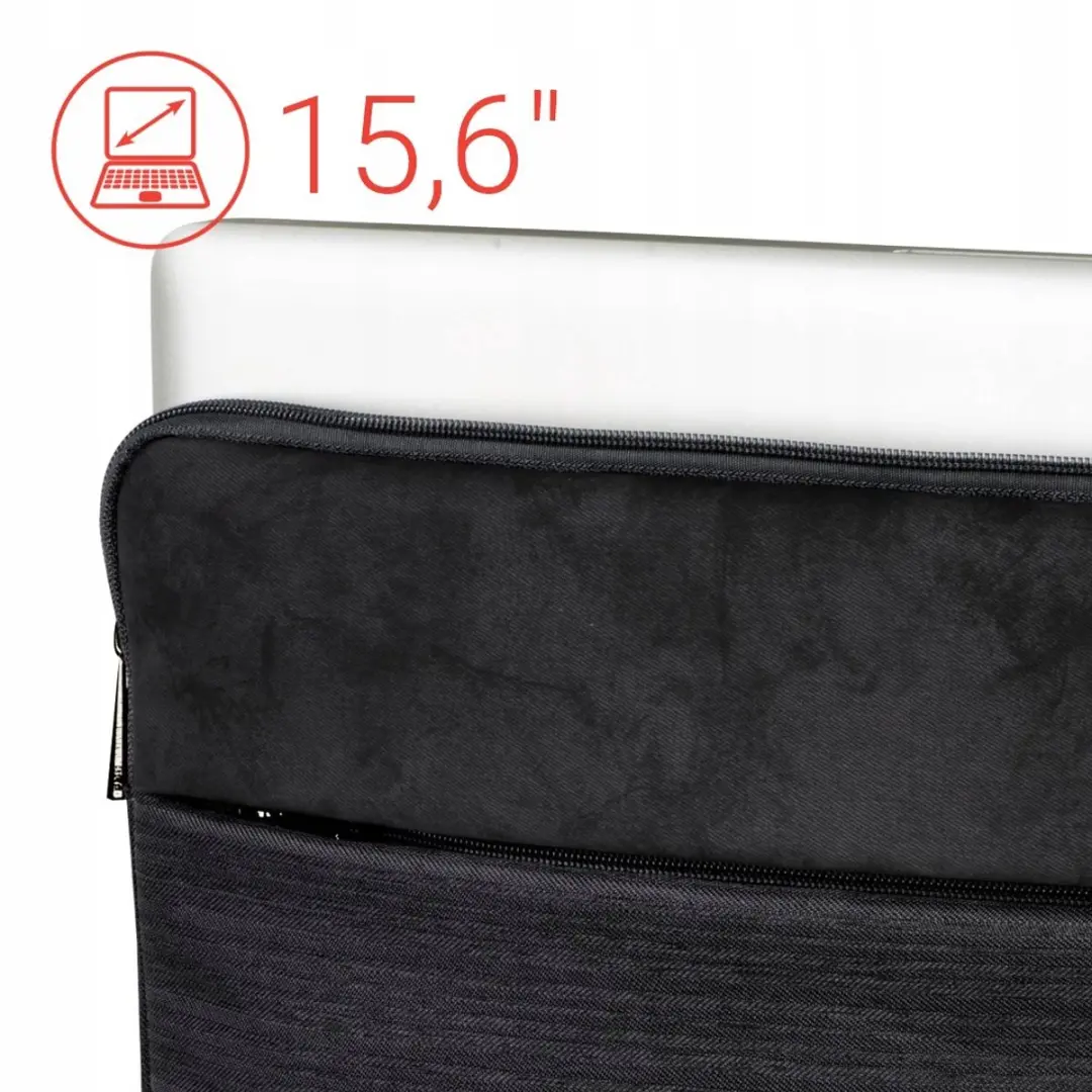 Hama Tayrona Laptophoes 15.6" - 40x29cm - Dark Grey - afbeelding 5 van 5