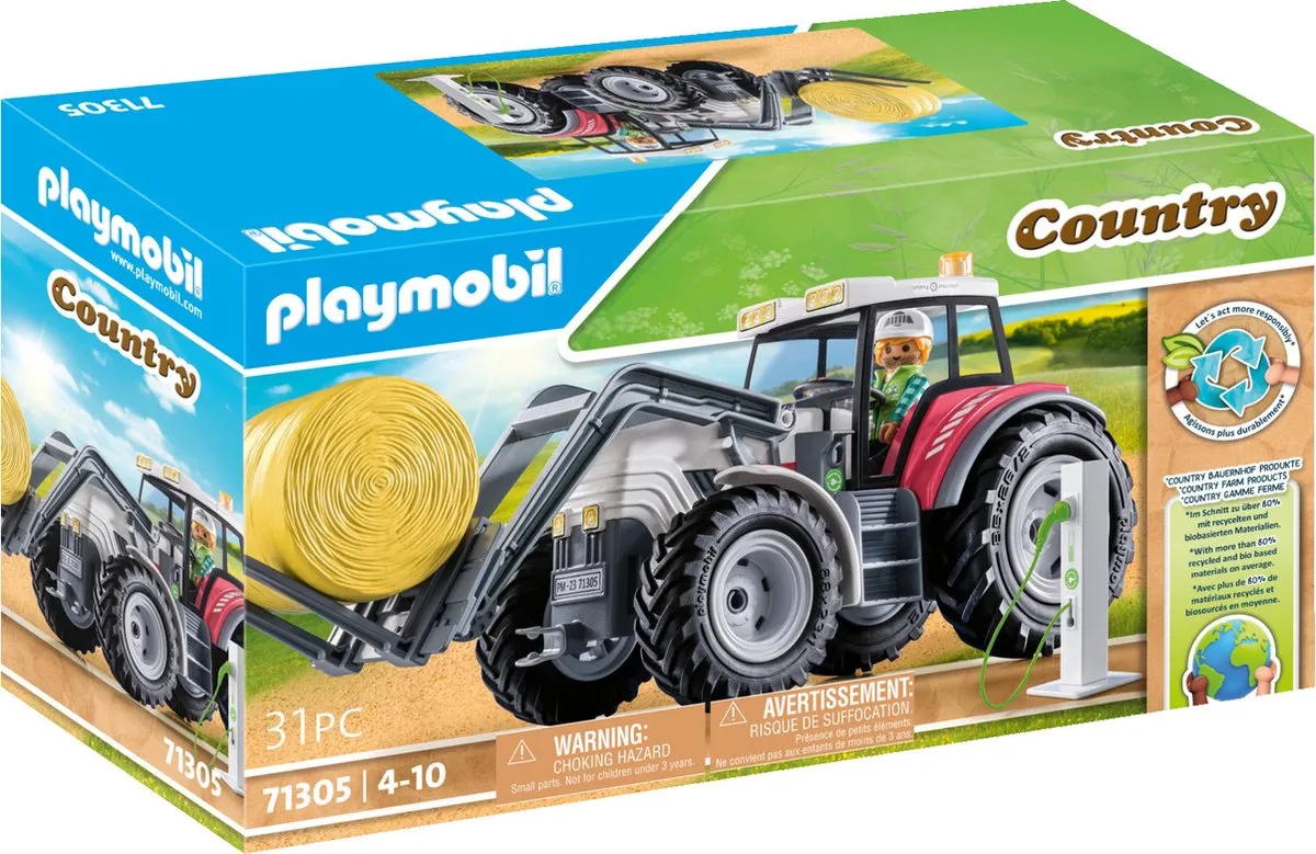 Playmobil Country Grote eTractor 71305