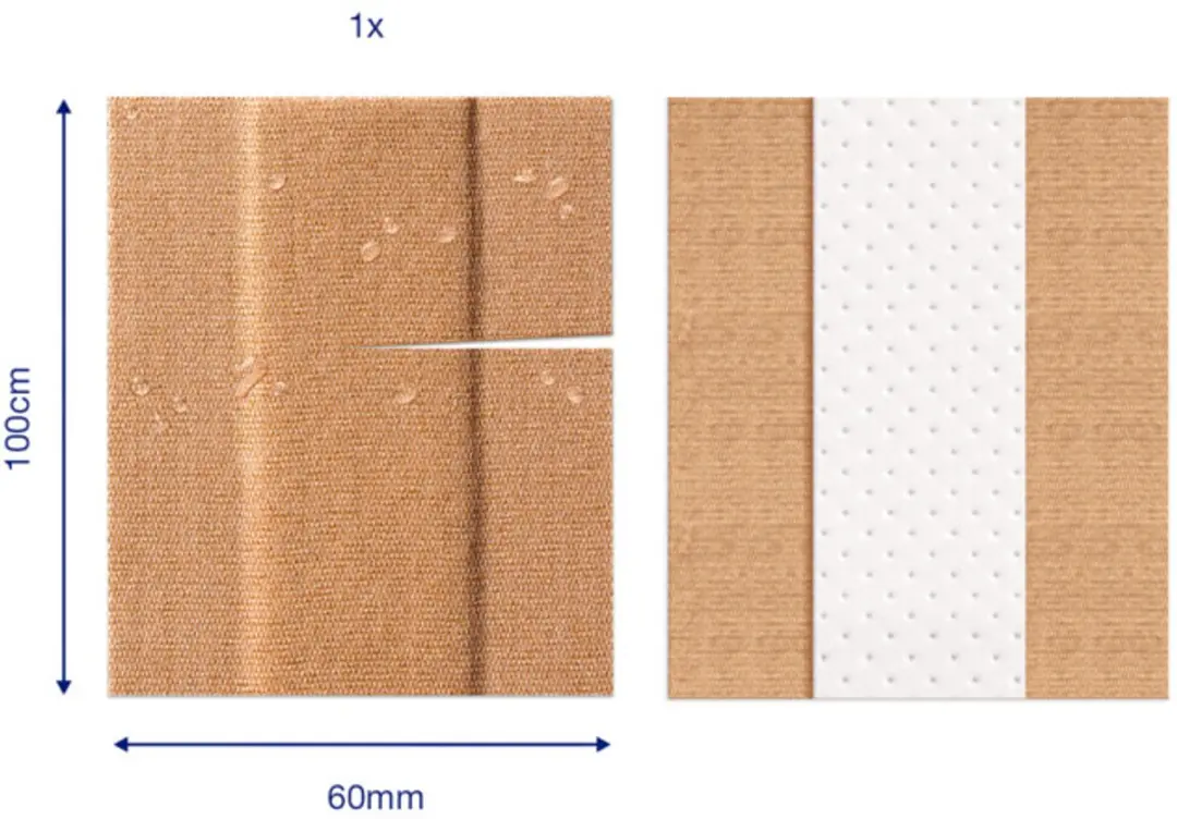 Hansaplast Elastic 1m x 6cm - 6 Stuks