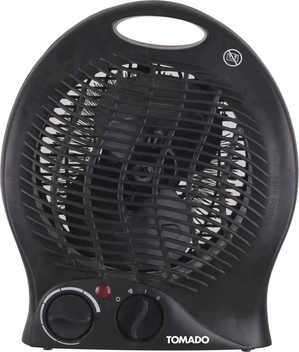 Tomado THF2001B Ventilatorkachel 2000W - 2 Warmtestanden - Zwart