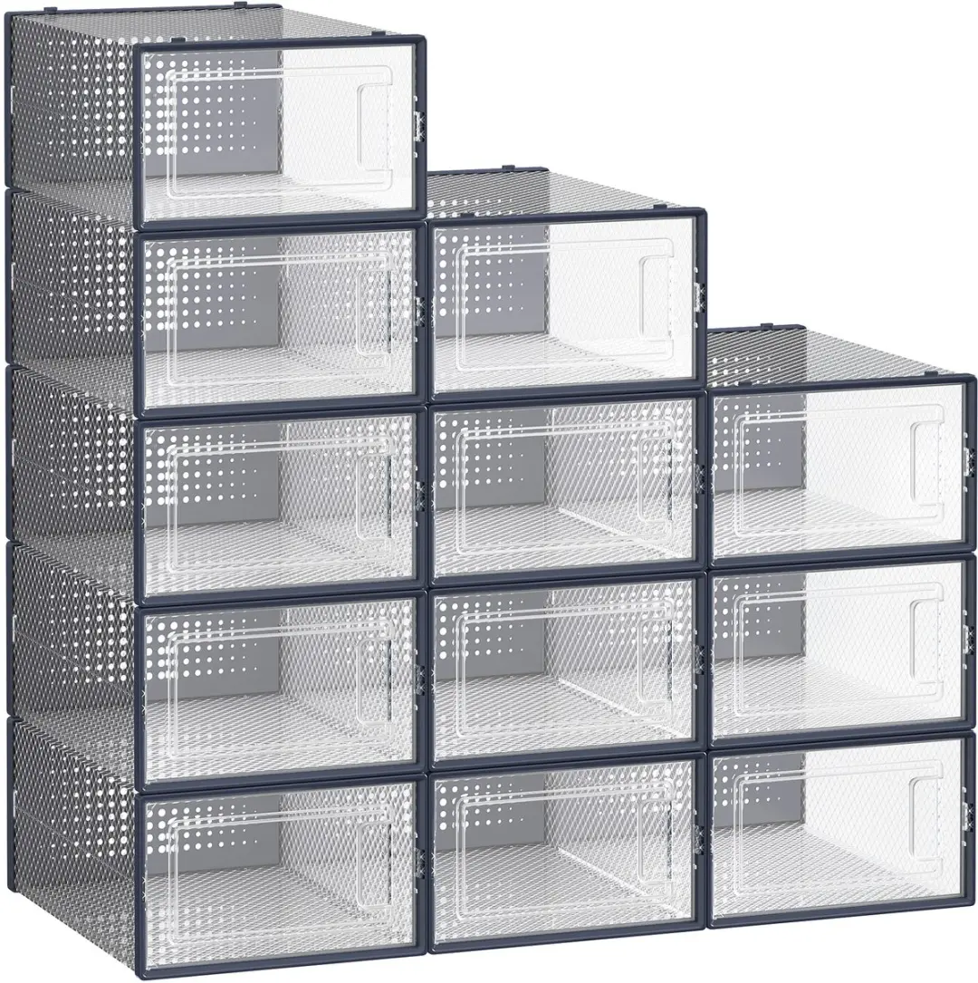 Songmics Schoenendozen Set 12 Stuks