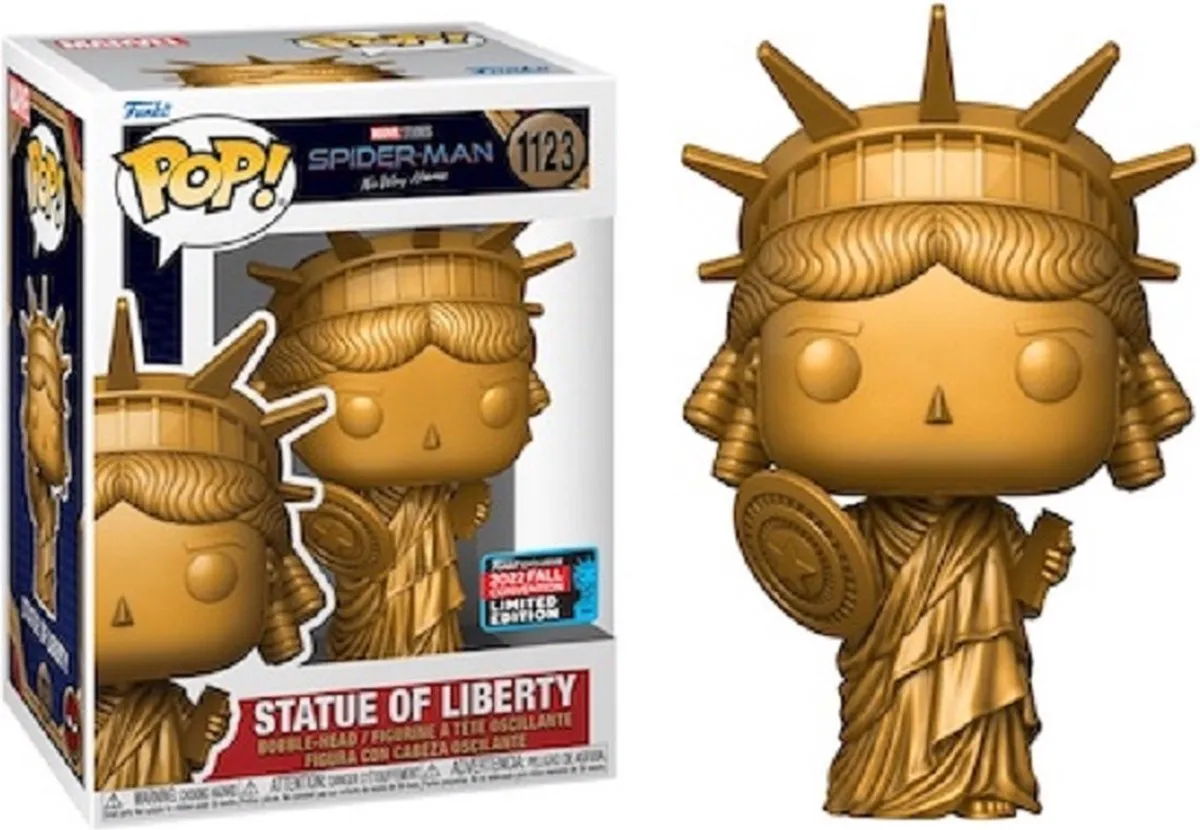 Funko Marvel Spiderman NWH POP 67062 Statue of Liberty - NYCC 2022 Exclusive - Veelkleurig