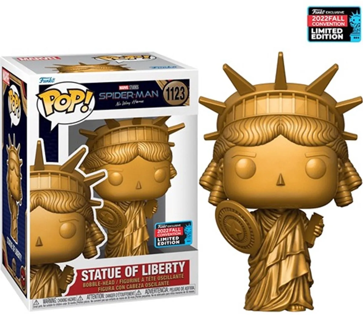 Funko Marvel Spiderman NWH POP 67062 Statue of Liberty