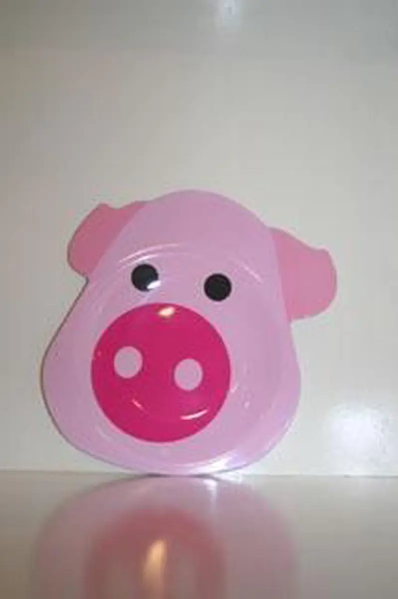 J.i.P. ontbijtbord plat funny pig