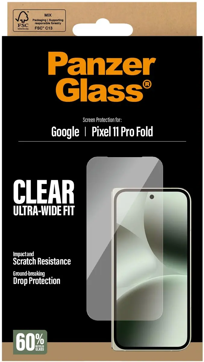 PanzerGlass Anti-Bacterial Screenprotector PG94844 - Google Pixel 11 Pro Fold