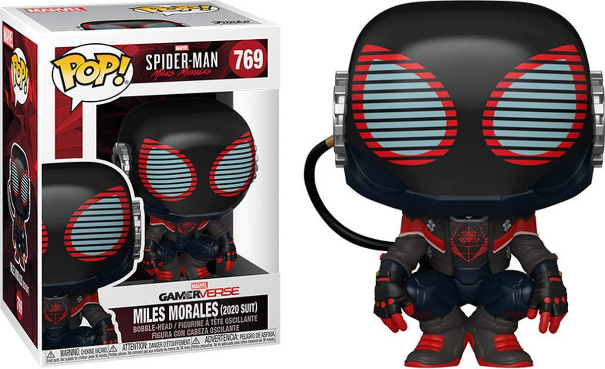 Funko Pop! Miles Morales 2020 Suit - Multicolor