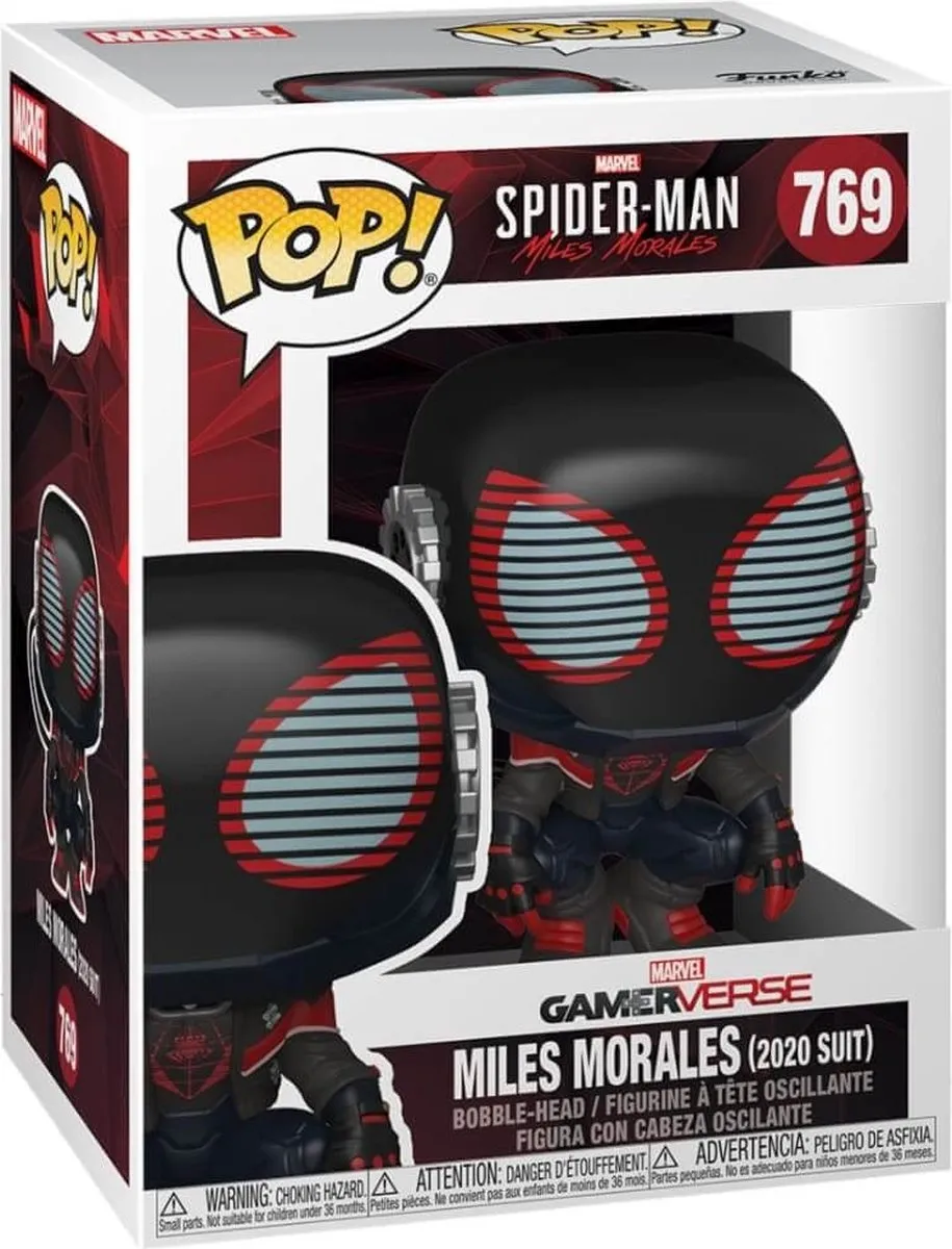 Funko Pop! Miles Morales 2020 Suit - Multicolor