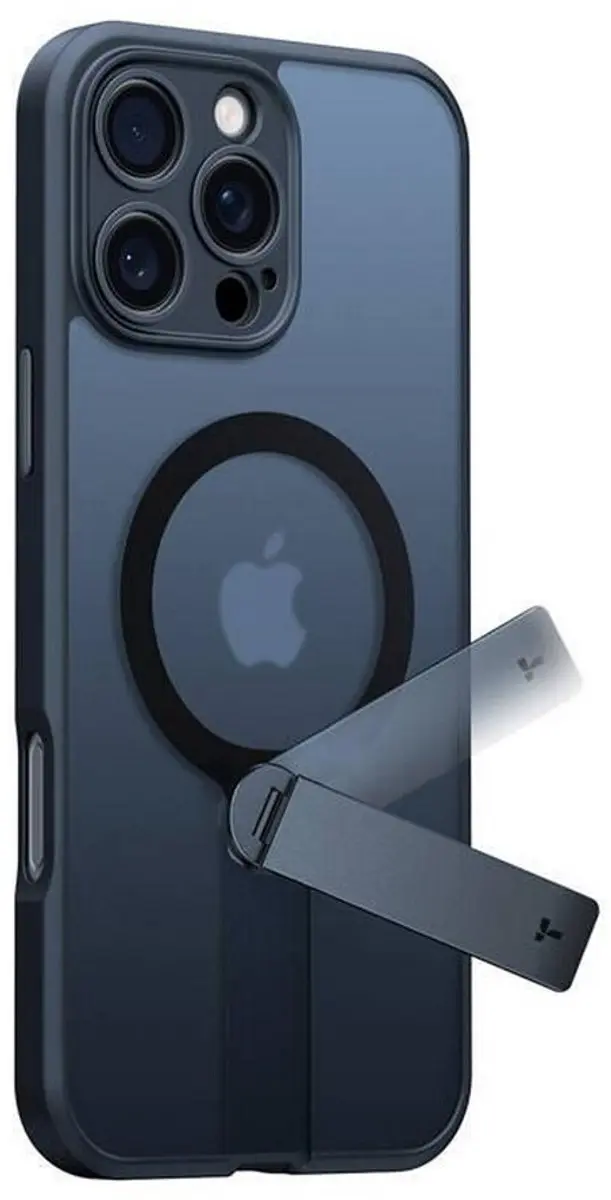 Torras UPro Pstand Spin Hoesje iPhone 16 Pro Max - MagSafe - Zwart