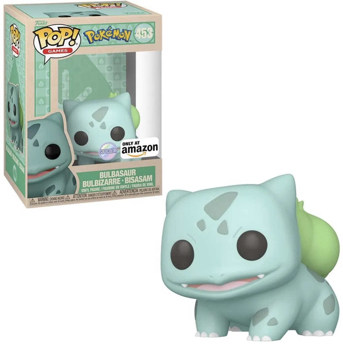 Funko Pop! Pokémon Bulbasaur #453 Soft Color Special Edition