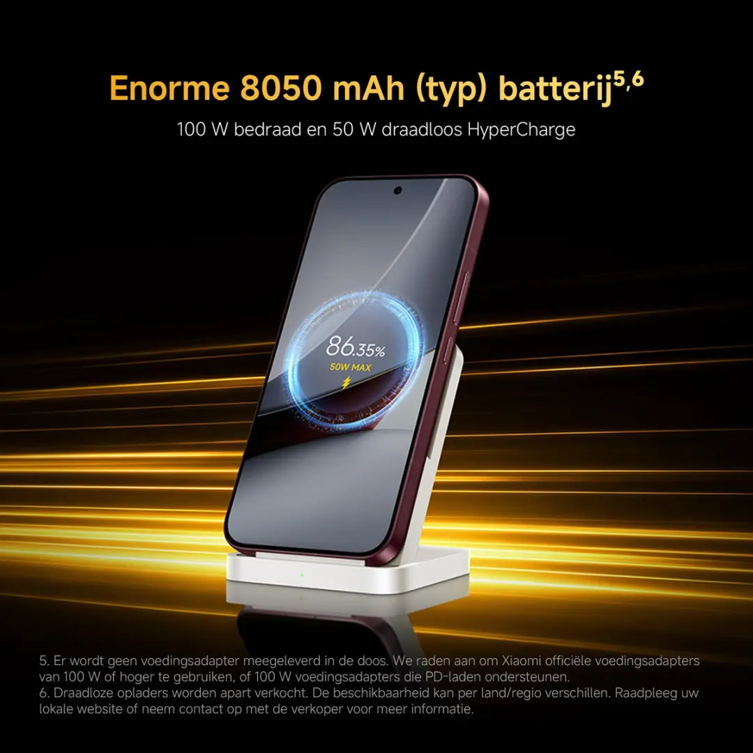 Xiaomi POCO F9 Ultra - 8050mAh - 16GB/512GB - Zwart