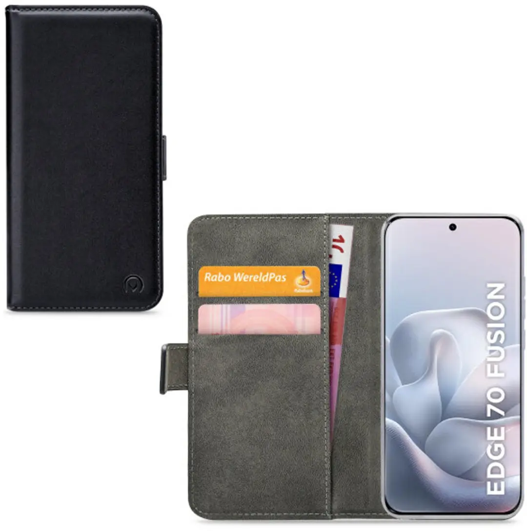 Mobilize Classic Gelly Wallet Book Case MOB-CGWBCB-EDGE70M - Motorola Edge 70 Max - Zwart - afbeelding 5 van 5