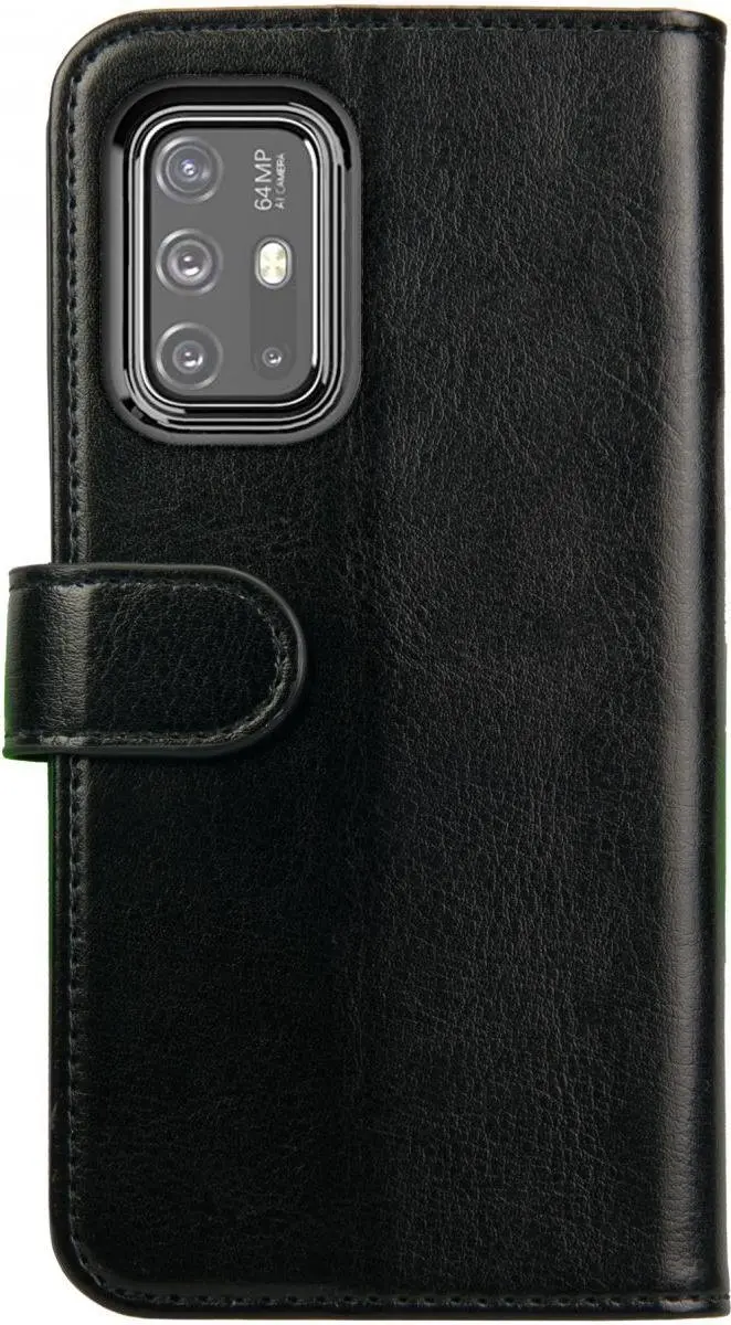 Rosso Element Moto G30 Book Cover Wallet - 3 Pasjes - Zwart
