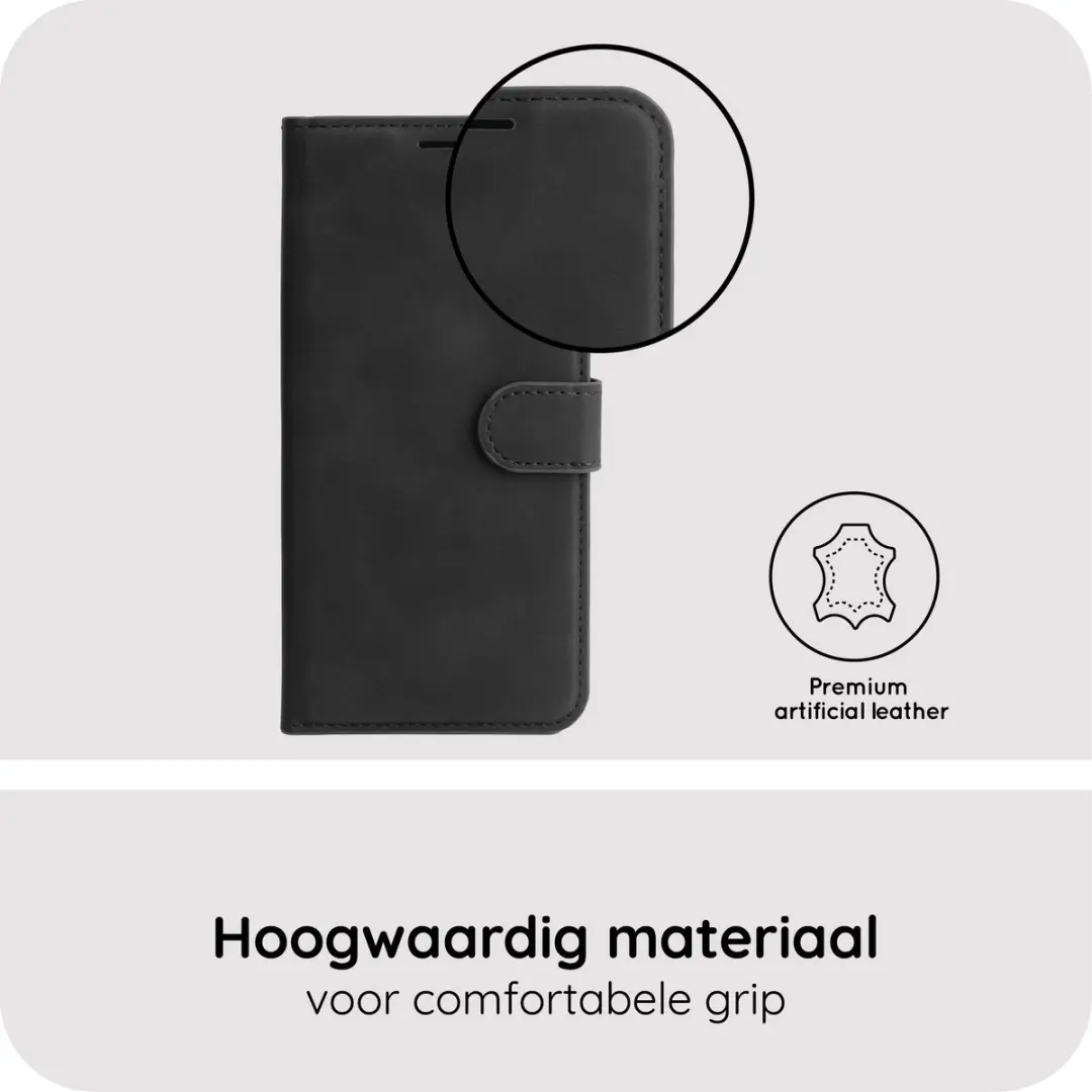 Just in Case Bookcase Hoesje Galaxy S26 FE - Zwart - afbeelding 5 van 6