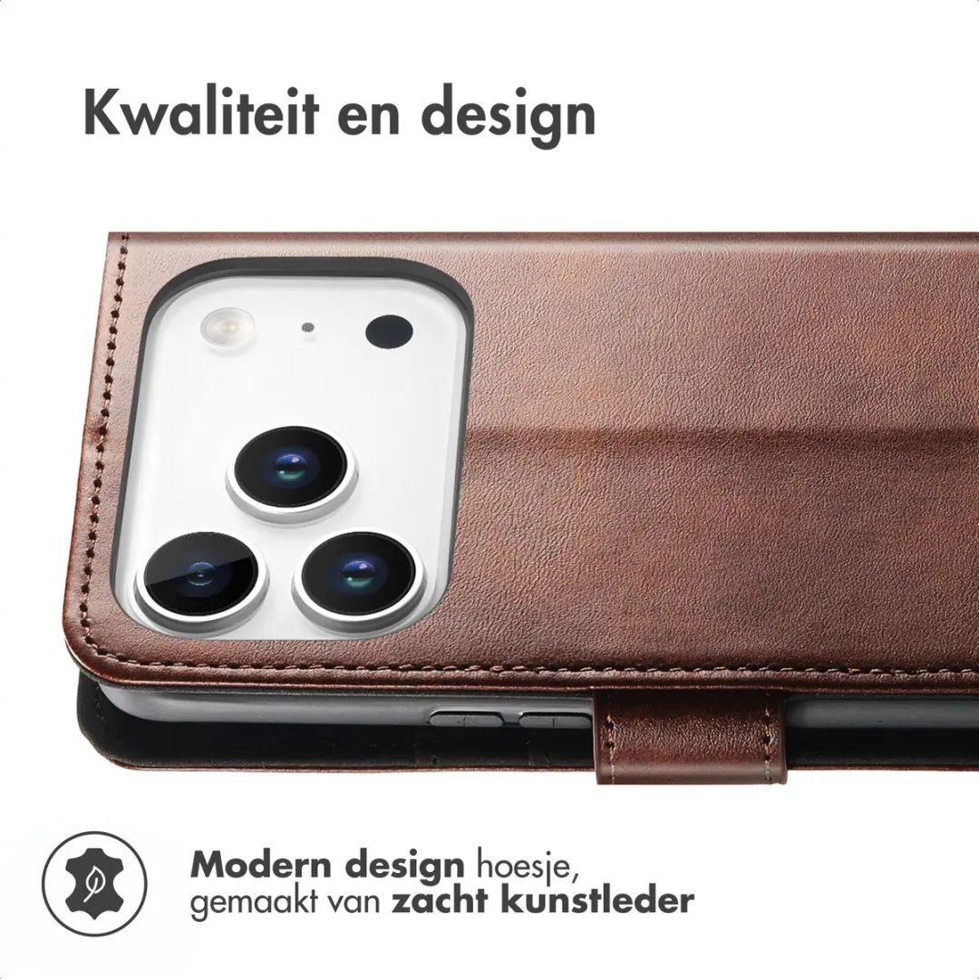 Imoshion Hoesje iPhone 17 Pro - Donkerbruin