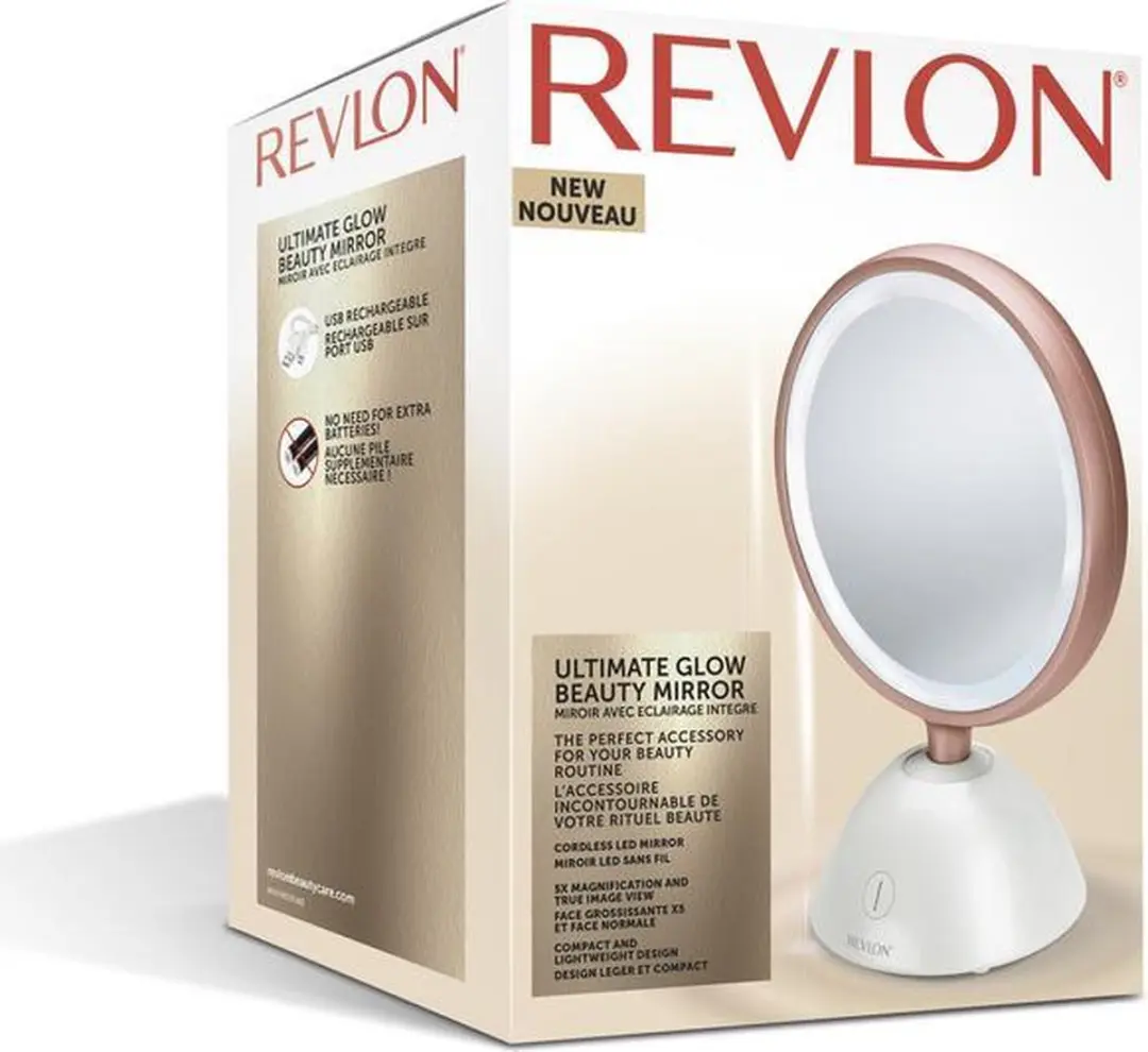 Revlon RVSP 9029 Make-upspiegel - 15cm - Wit/Goud