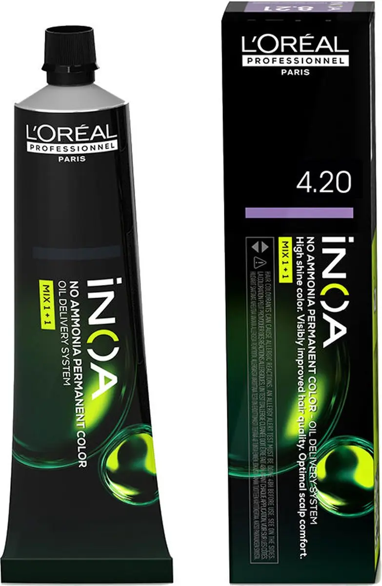 L'Oréal Professionnel Inoa Nº 4.20 Permanent Haarkleur 60g