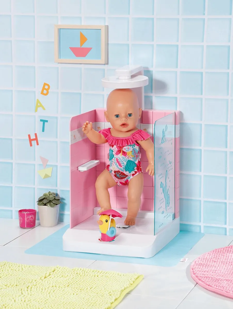 Baby Born Douche Poppenmeubel 830604 - Roze