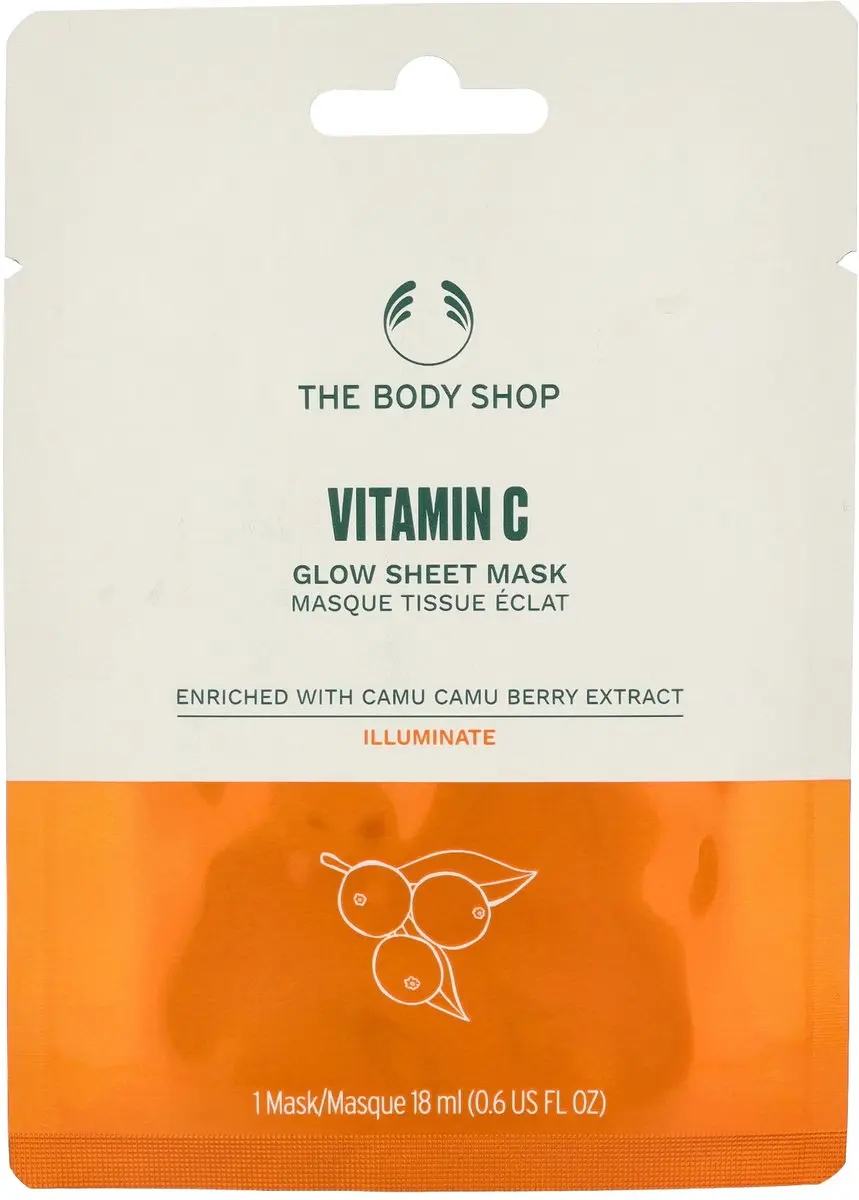 The body shop VITAMIN C glow sheet mask 18 ml
