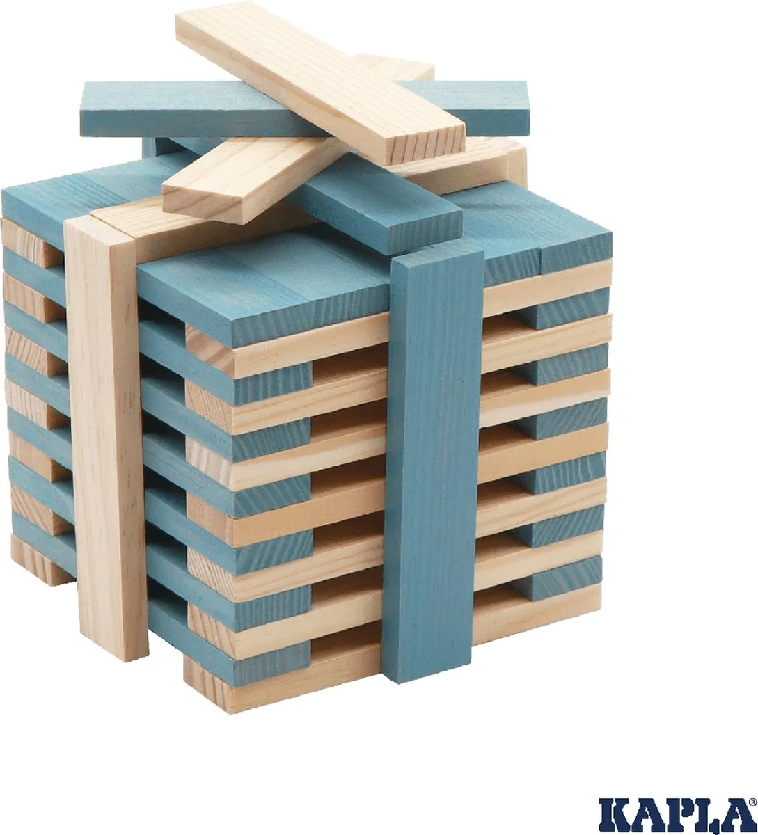 KAPLA Constructiespeelgoed Lichtblauw - 40 Plankjes