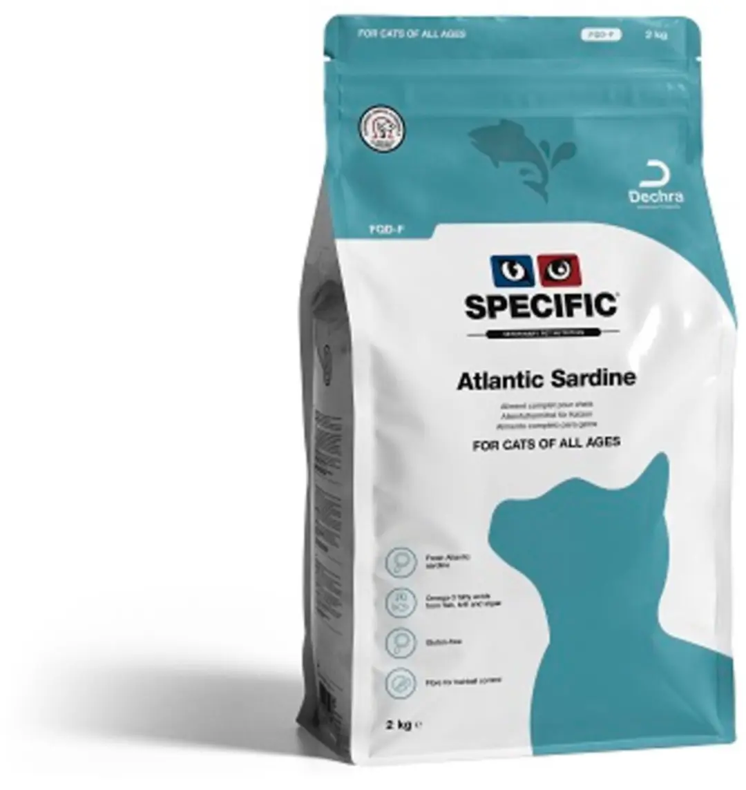 Specific FQD-F Kattenvoer Atlantische Sardine 2kg