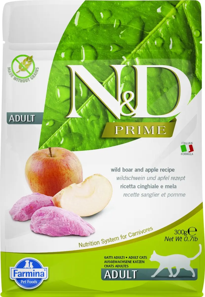 N&D Prime Kattenvoer Wild Zwijn 300g