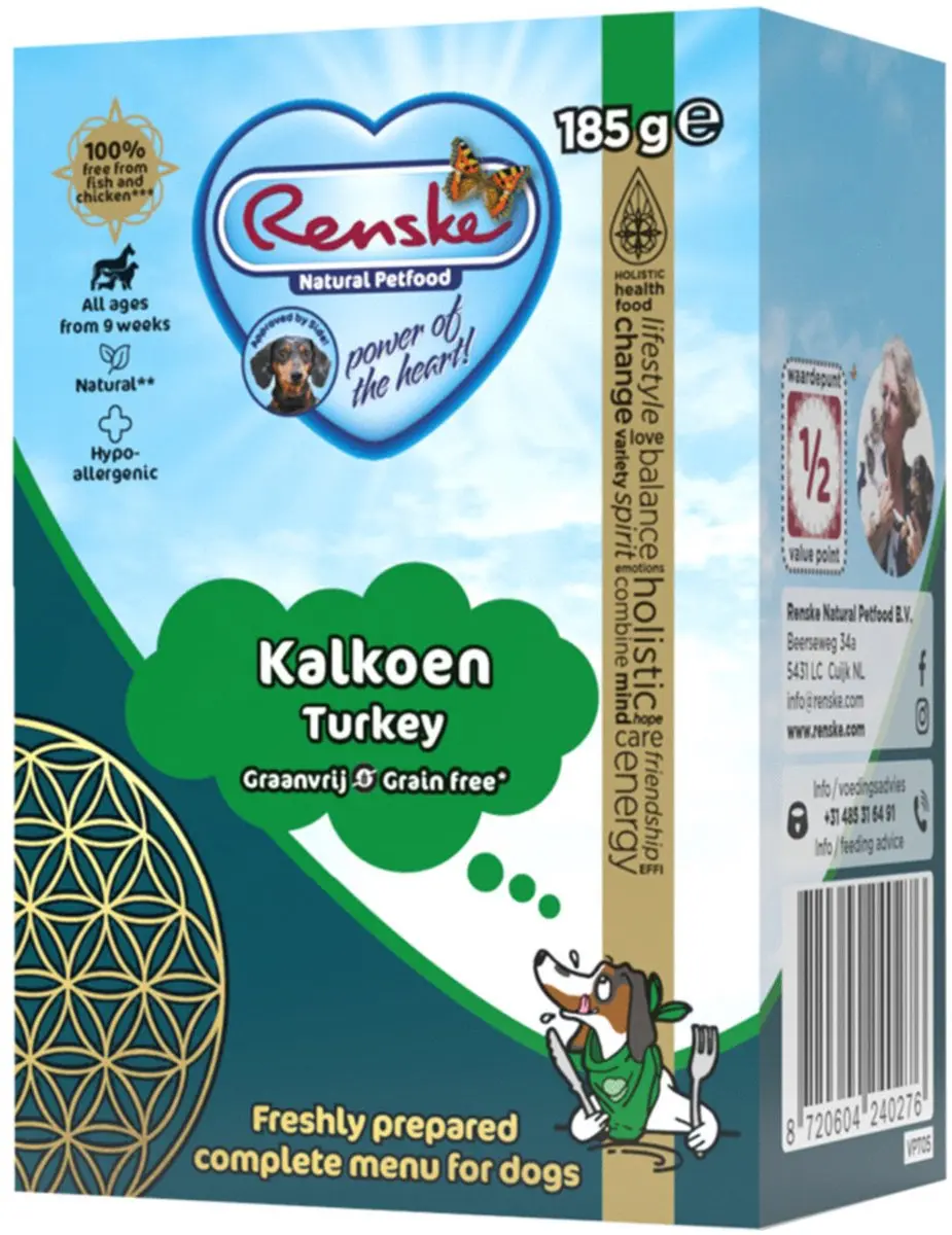 Renske Vers Graanvrij Hondenvoer Konijn & Eend 185g