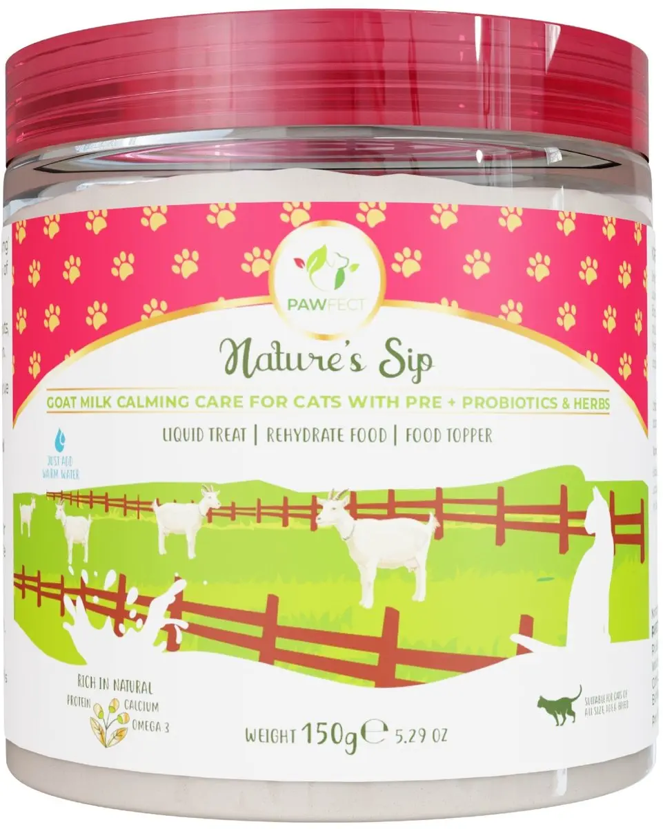 Pawfect Geitenmelk voor de kat Calming Care 150 gr.