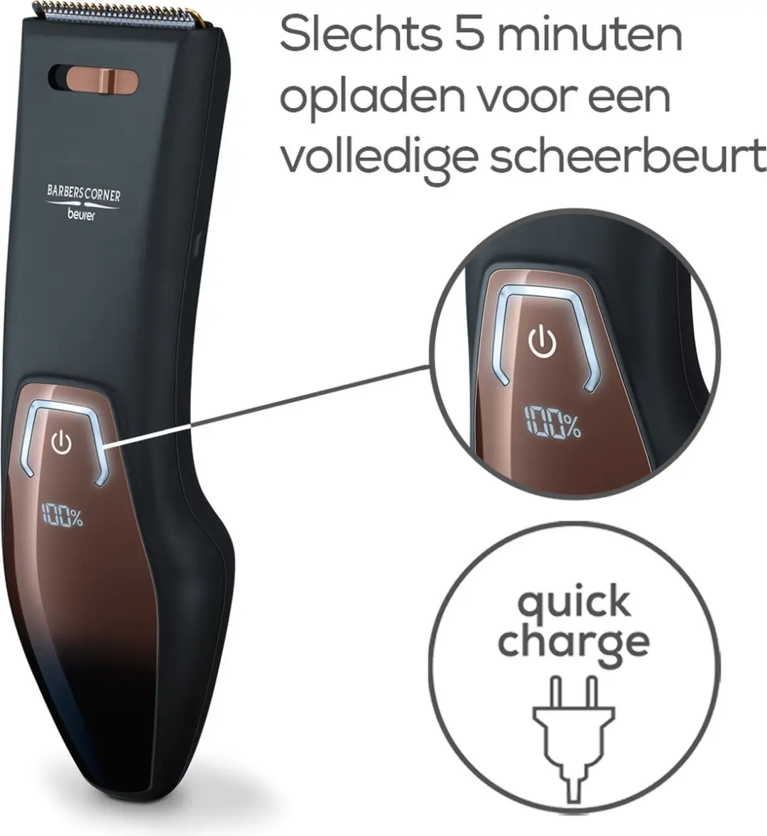 Beurer HR 5000 Tondeuse - 11 Lengtes - 5 standen - Draadloos