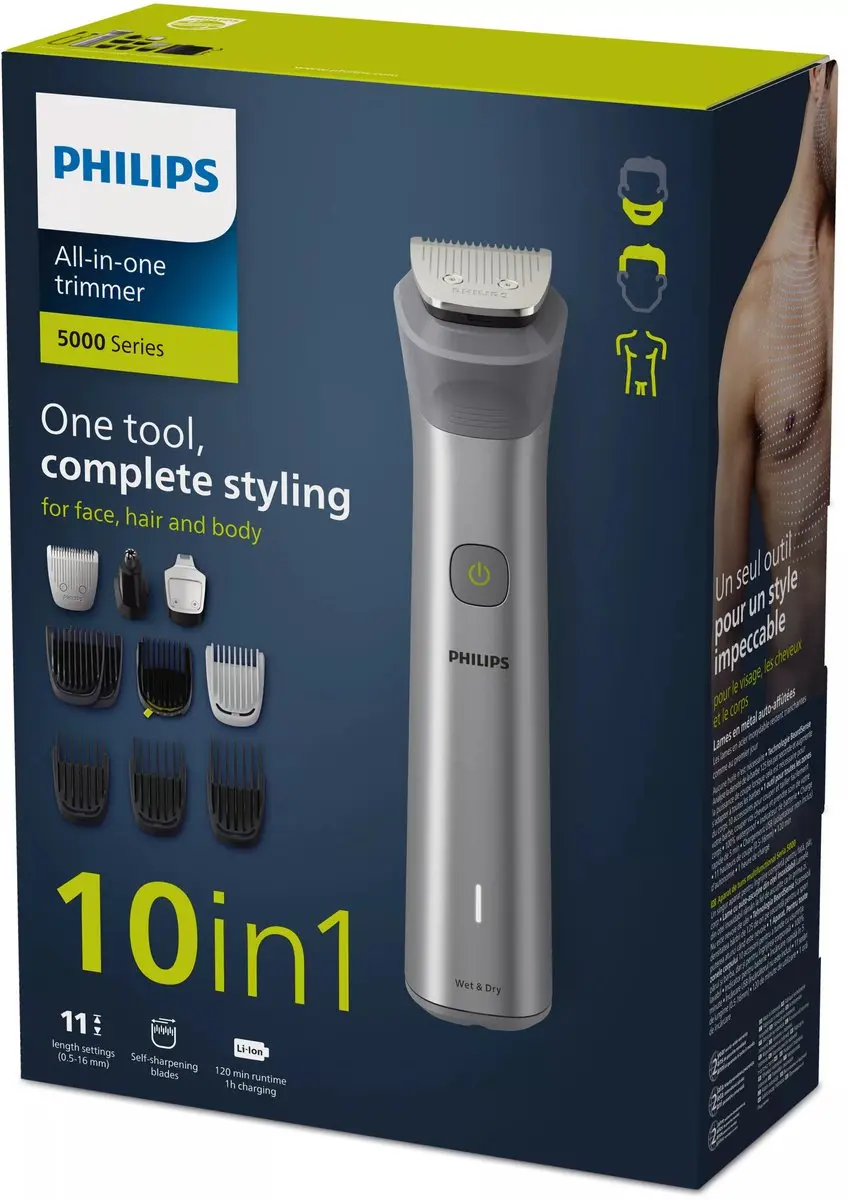 Philips Series 5000 MG5920/15 All-in-One Multigroom - afbeelding 2 van 4