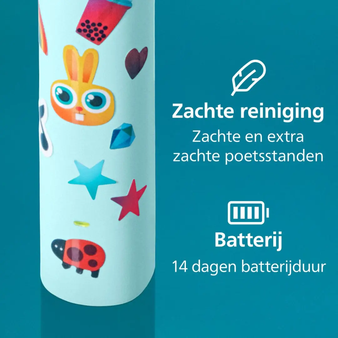 Philips Sonicare For Kids HX6500 Elektrische Tandenborstel - Blauw