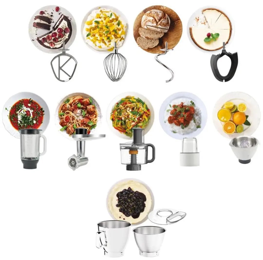 Kenwood Titanium Chef Baker XL KVL85.704SI Keukenmachine 1200W - 7L - Zilver - afbeelding 3 van 6