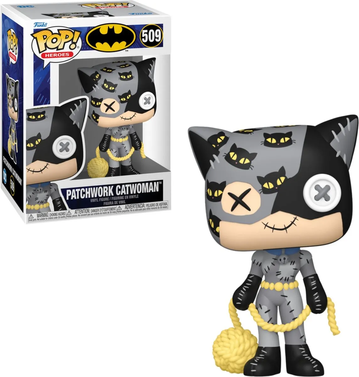 Funko Pop! DC Patchwork Catwoman - Veelkleurig