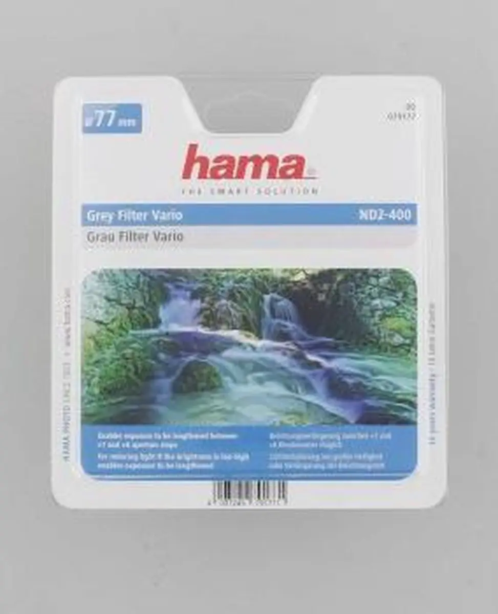 Hama Vario ND2-400 Filter 77mm - Zwart - afbeelding 2 van 6