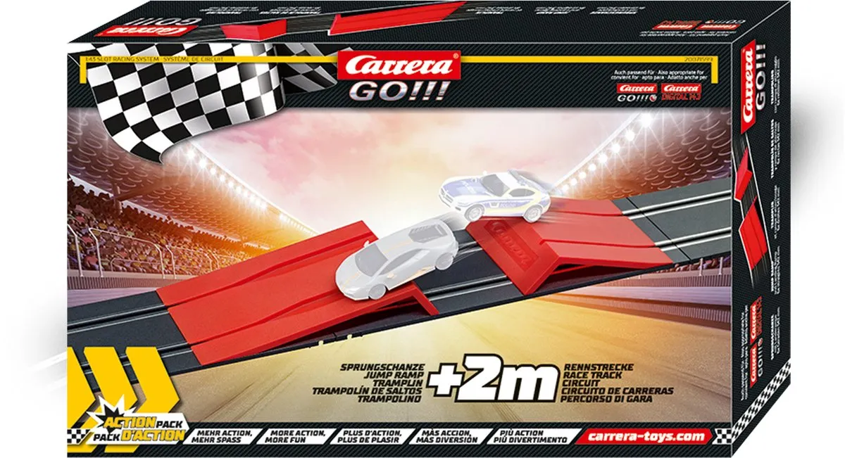 Carrera Go!!! CAR20071599 Racebaan Set - 8 Stuks - Multi