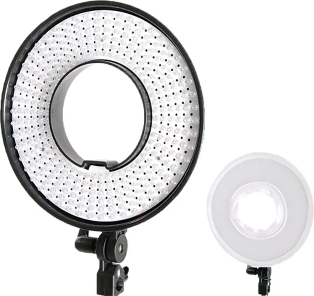 Falcon Eyes DVR-300DVC LED Ringlamp - 11cm - Zwart - afbeelding 5 van 6