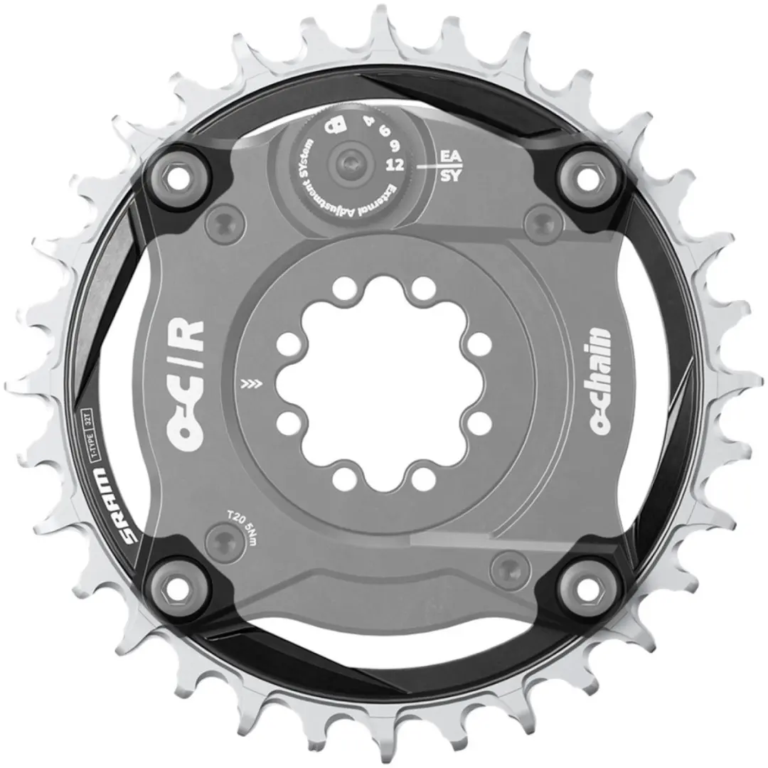 Sram Ochain Chainring Xx T-type 104 Bcd Black-silver
