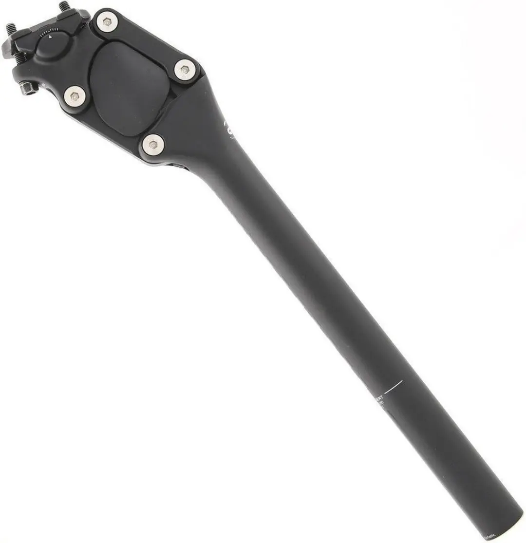 Contec Slim Long Travel Zadelpen - Ø27,2mm 350mm - 36mm Veerweg - Zwart - afbeelding 2 van 6