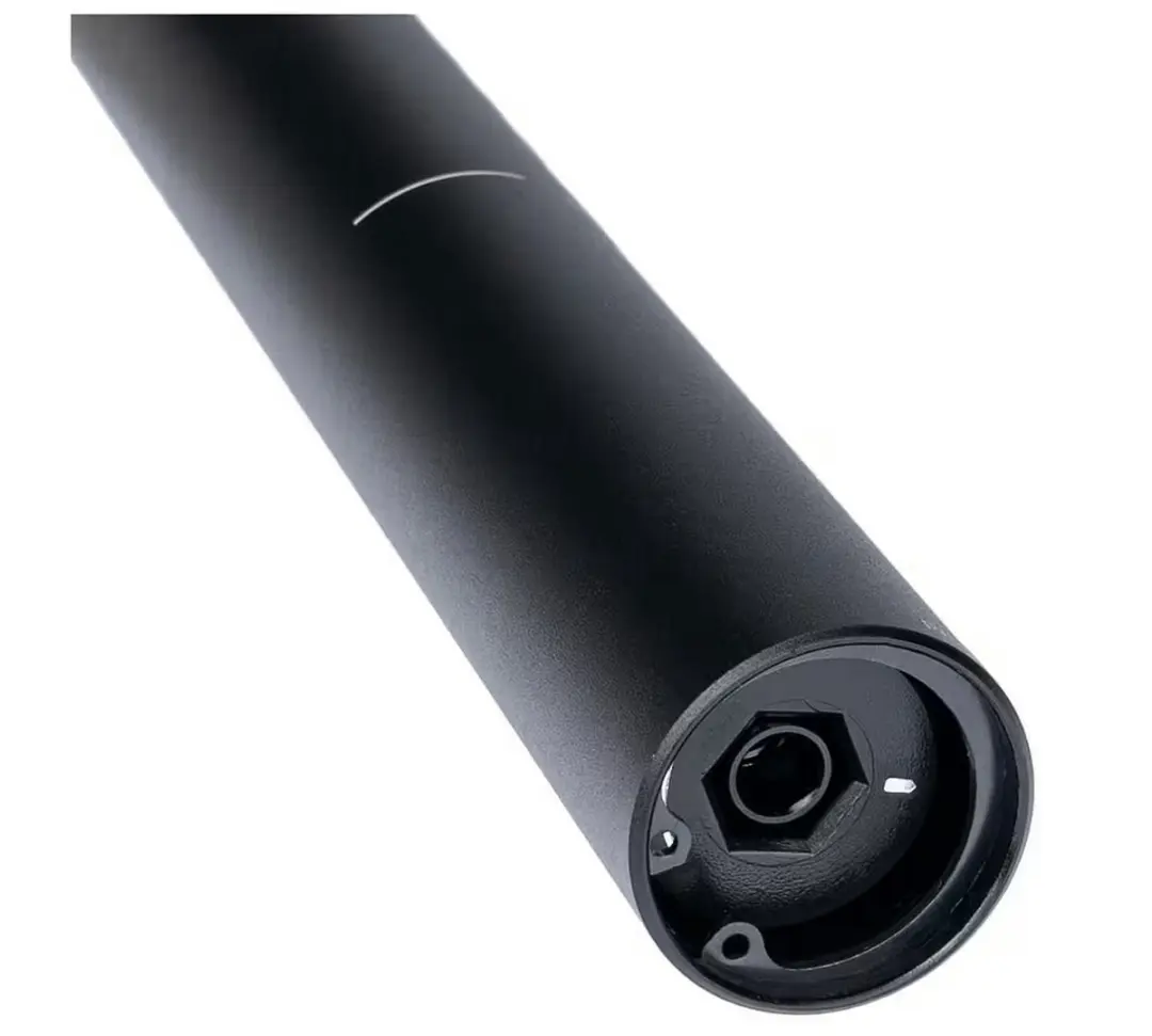 Contec Slim Long Travel Zadelpen - Ø27,2mm 350mm - 36mm Veerweg - Zwart - afbeelding 5 van 6