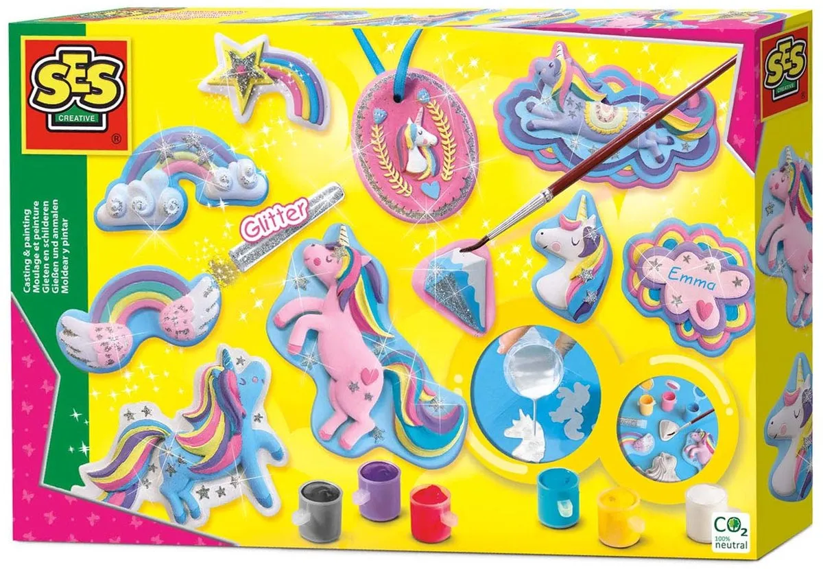 SES Creative Hobby Pink Eenhoorns Knutselset
