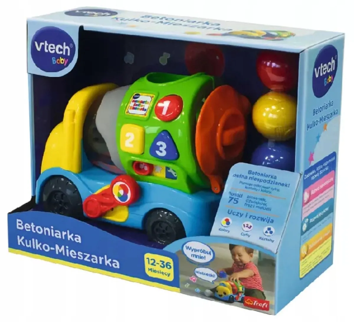 Vtech Betoniarka Kulko-Mixer Speelgoedvrachtwagen