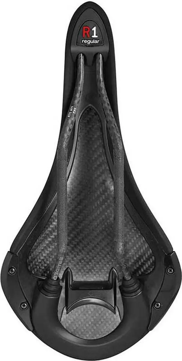 Fizik Tempo Aliante R1 Zadel - 155mm - Black - afbeelding 2 van 6