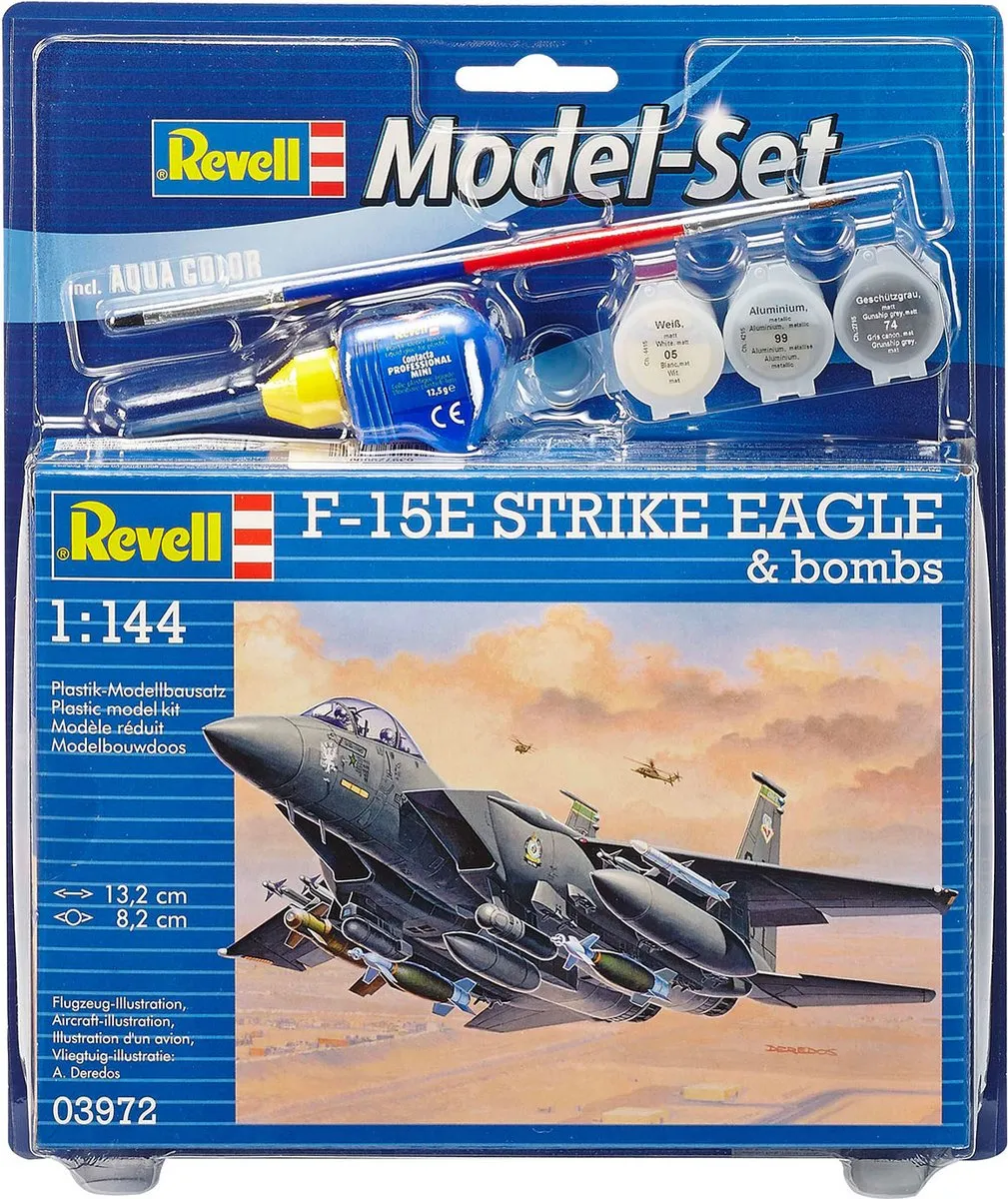 Revell F-15E Strike Eagle 63972 Modelbouwpakket - 1:144 - Multi