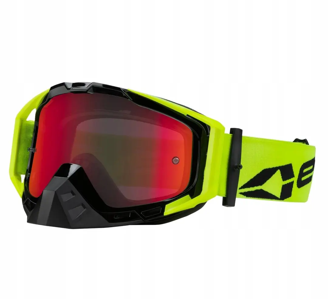 EVS Legacy Pro Cross Motorcross Bril Zwart/Fluo