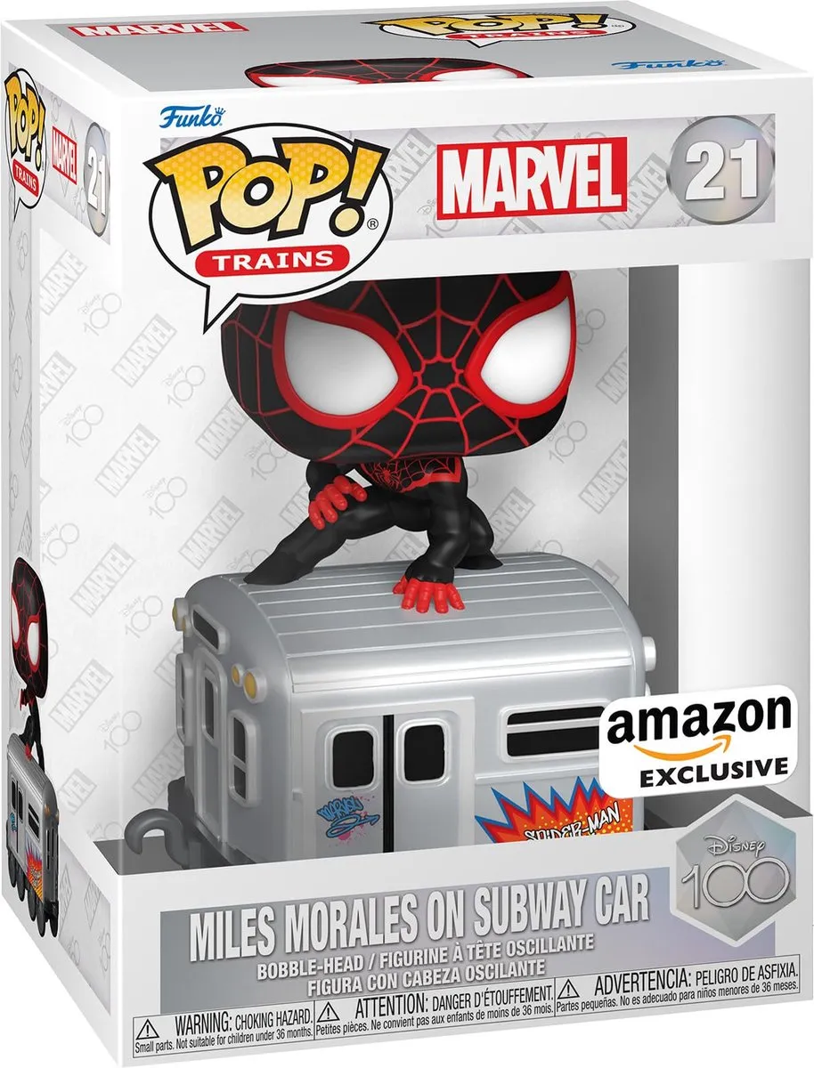 Funko Pop! Marvel Miles Morales Disney 100th Train Cart - US Exclusive