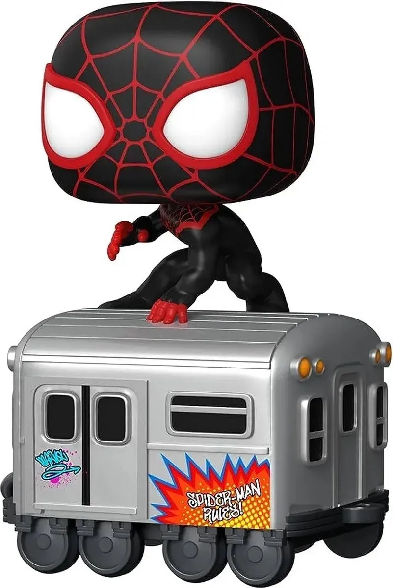 Funko Pop! Marvel Miles Morales Disney 100th Train Cart
