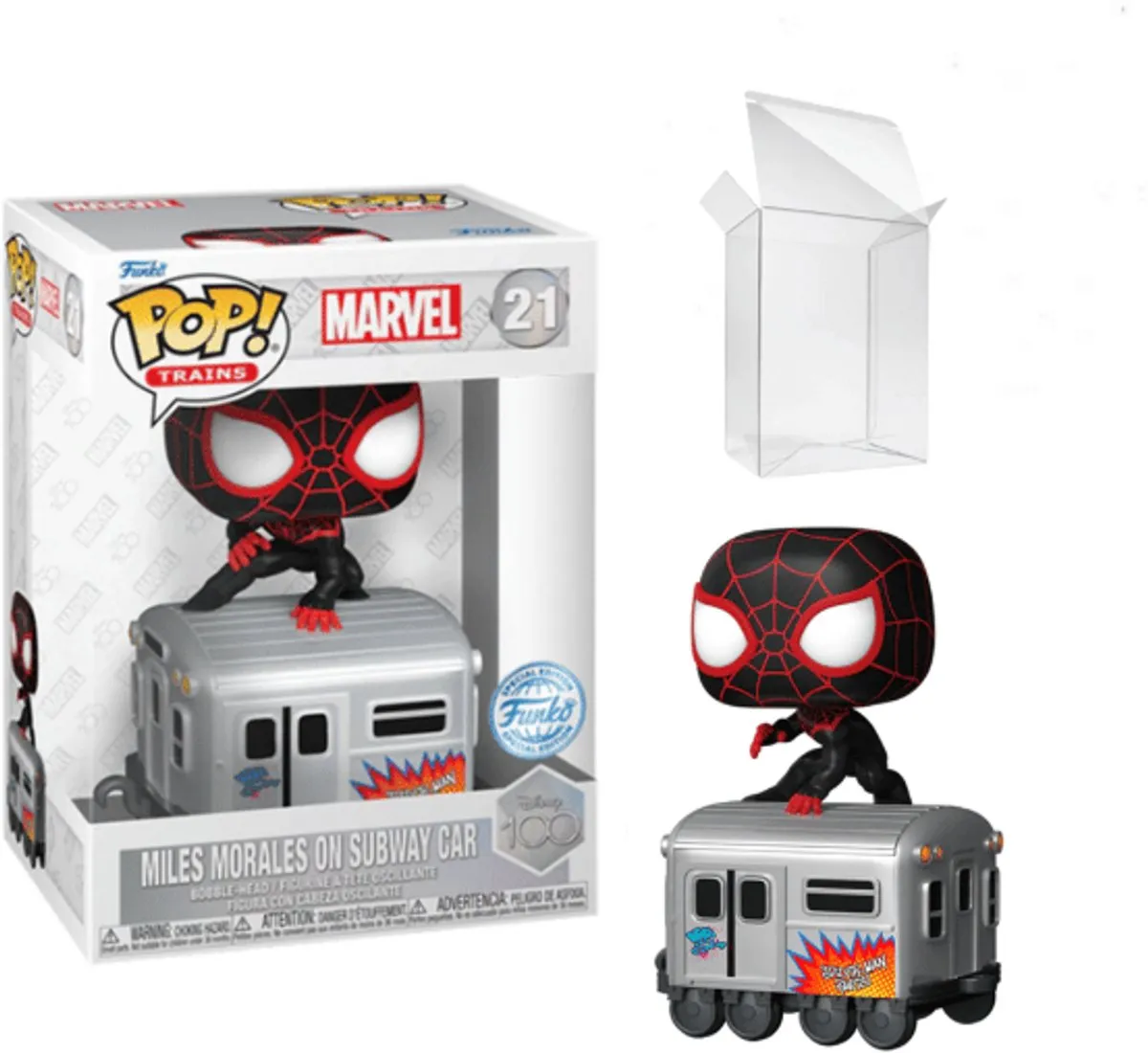 Funko Pop! Marvel Miles Morales Disney 100th Train Cart - US Exclusive