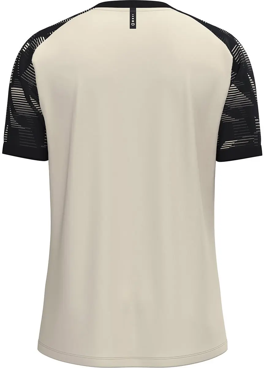 JAKO Sonic T-Shirt Heren - Off White/Zwart M