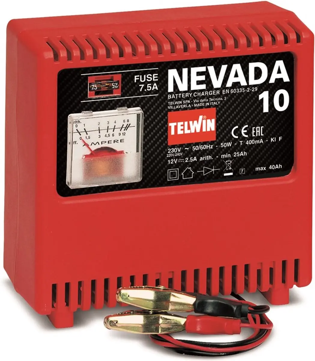 Telwin Nevada 10 Acculader - Loodzuur